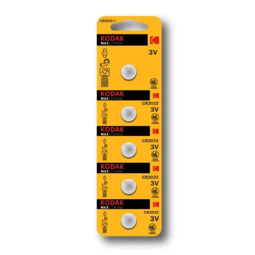 [7096] Kodak Max Lithium CR-2032 5-pack