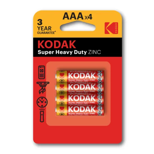 [7052] Kodak Heavy Duty AAA 4-pack